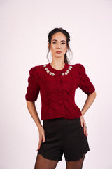 Burgundy Luxe Sweater