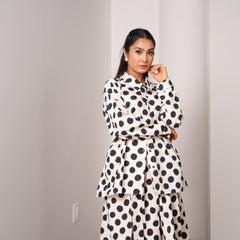 Polka Skirt Set