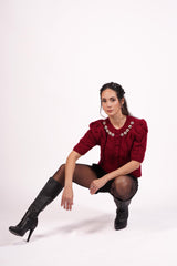 Burgundy Luxe Sweater