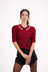 Burgundy Luxe Sweater