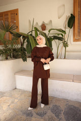 Mocha Pearl Knitted Set