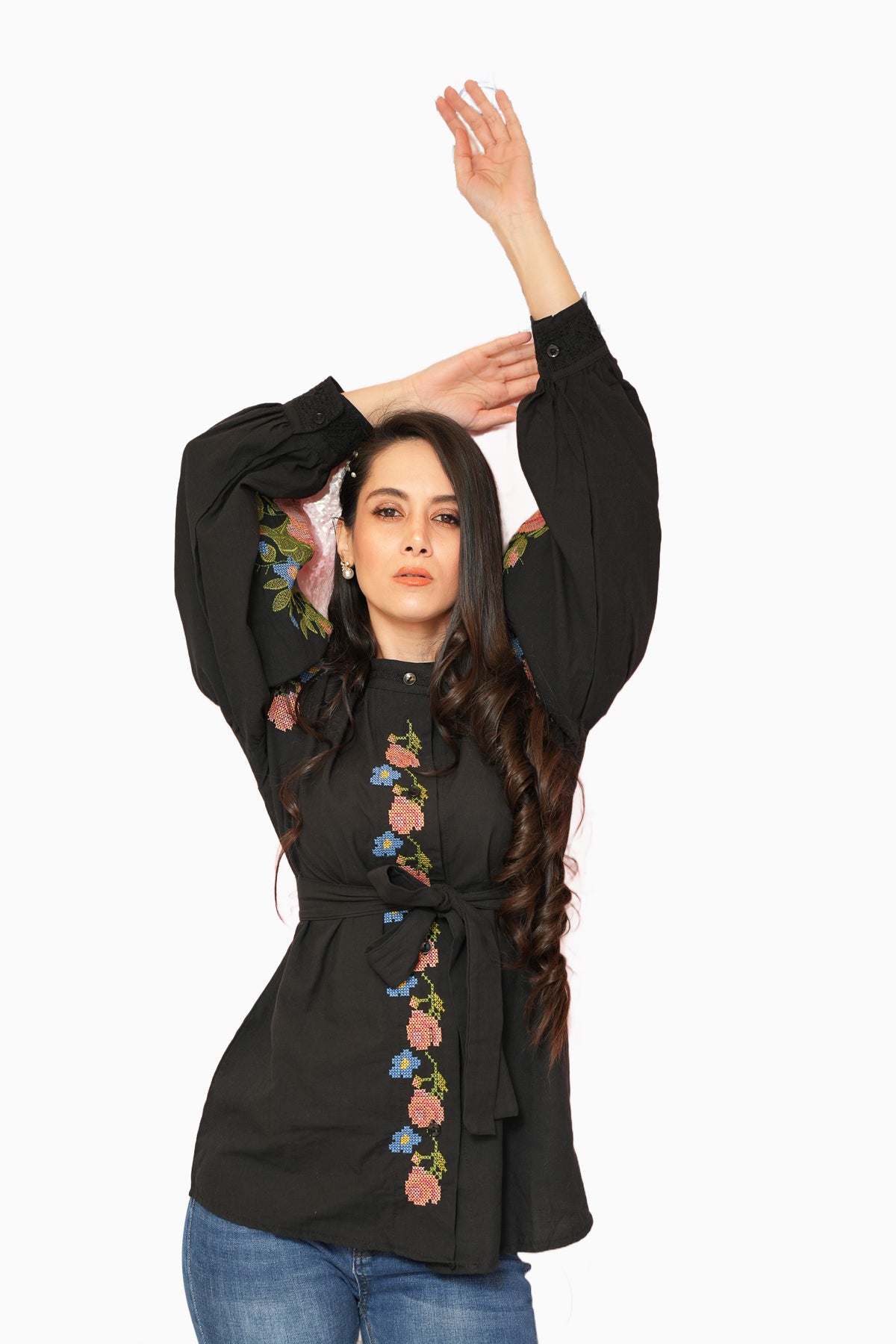 Floral Bloom – Black