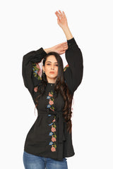 Floral Bloom – Black