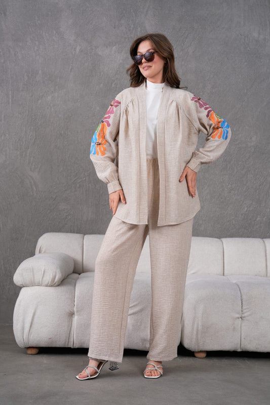 Golden Flora Coord Set