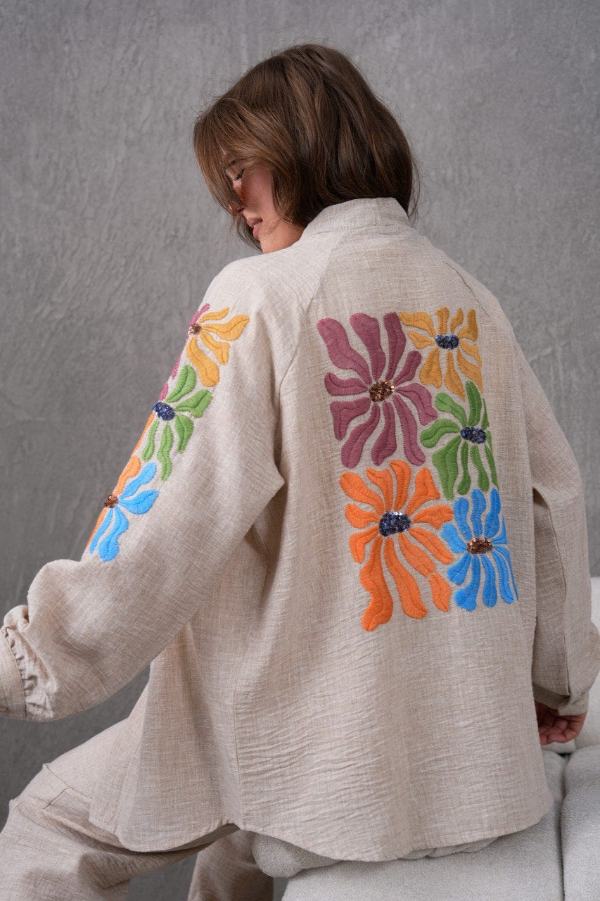 Golden Flora Coord Set