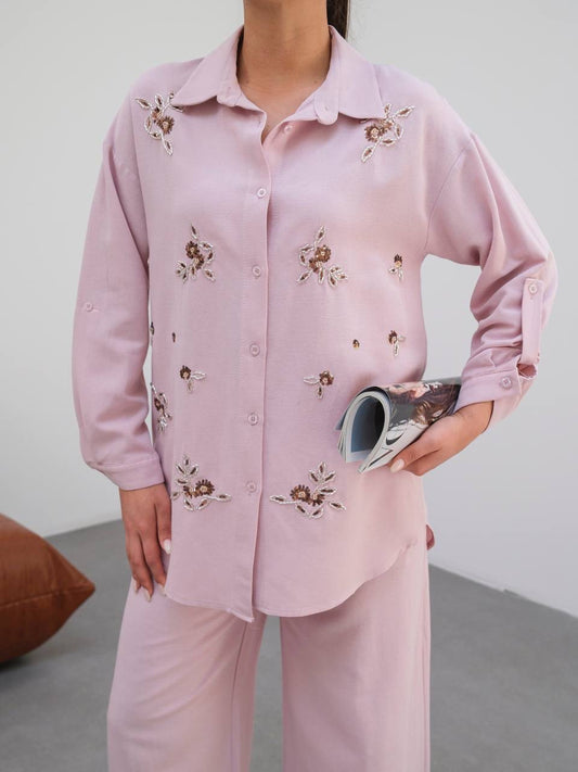 Pink Stone Coord Set