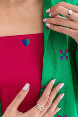 Fuchsia Dress + Shirt Set