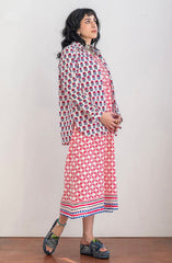 Block Printed Dress + Shirt