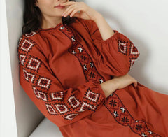 Rust Ember Dress