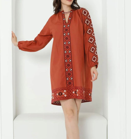 Rust Ember Dress