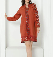 Rust Ember Dress