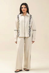 Embroidered Shirt and Pant Set