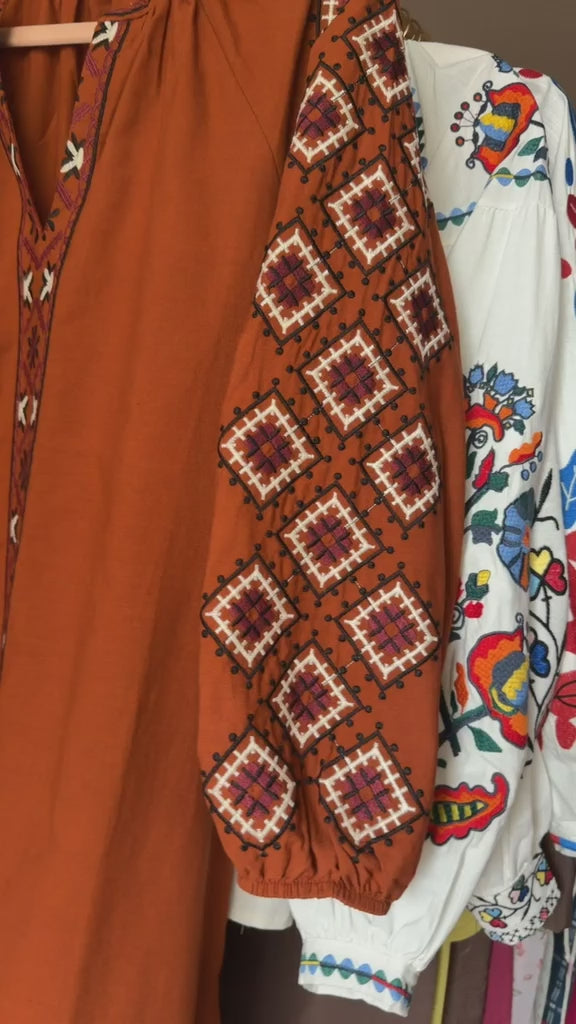 Rust Ember Dress